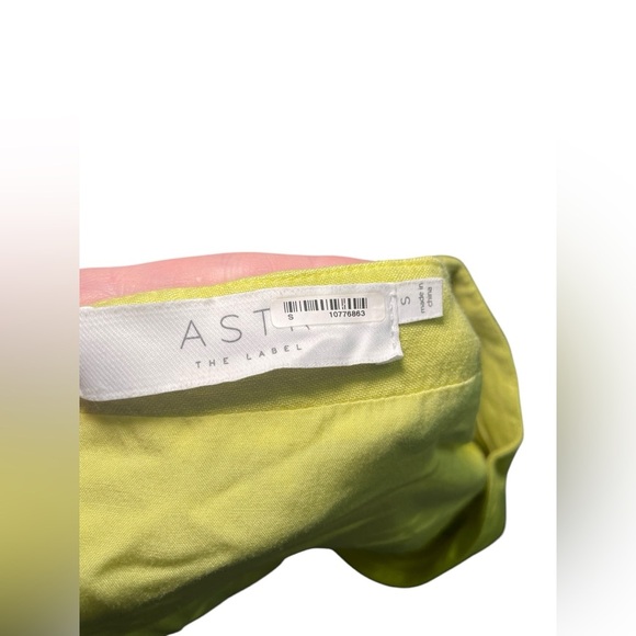 Astr The Label Citrus Nuria Linen Blend Crop Top Size Small - Picture 6 of 7